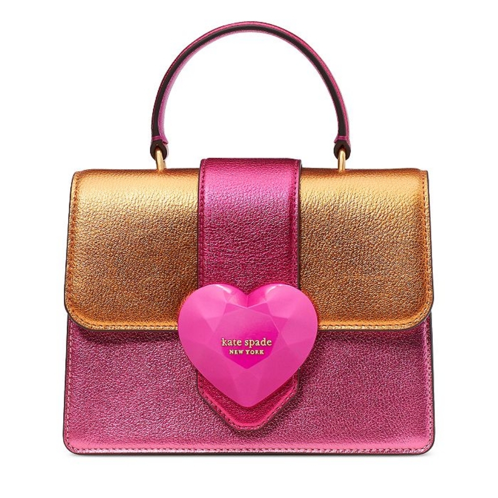 Kate Spade Bijou Metallic Colorblocked Mini Top-handle Bag